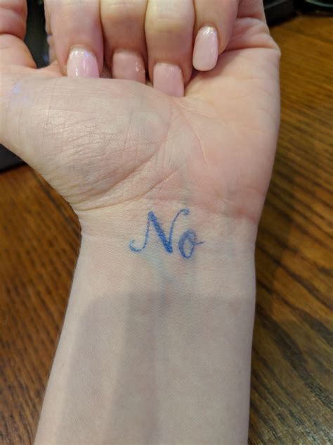 Obsessed with this "N" I managed on my wrist. I've been writing this