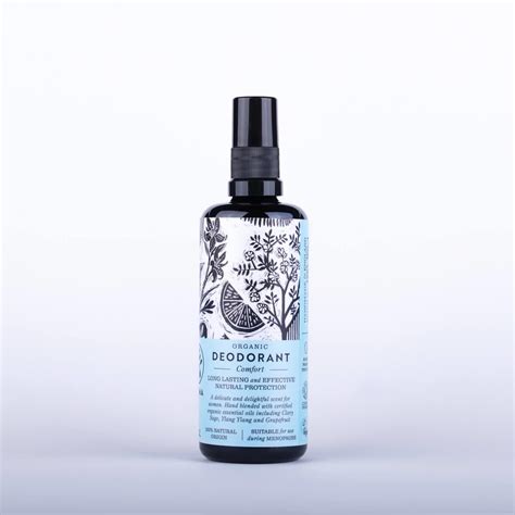 Organic Deodorant Spray - Natural Cruelty-Free Deodorant Glass Bottle