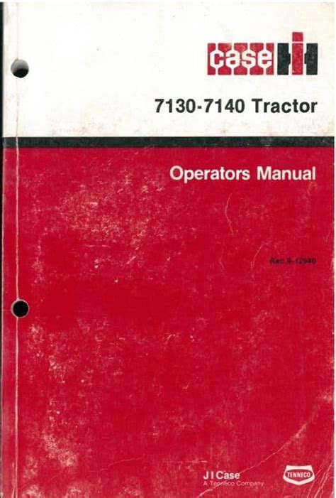 Case Ih 7130 Operators Manual