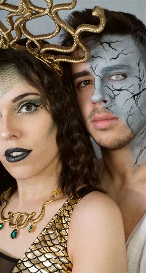 Halloween makeup in 2022 | Halloween outfits, Medusa halloween, Medusa ...