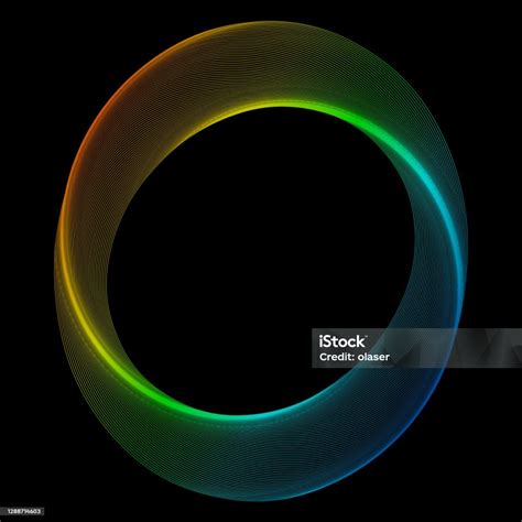 bentuk oval   terbuat  garis file ilustrasi stok