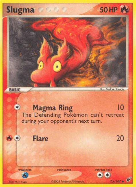 Slugma (ex8-75) - Pokémon Card Database - PokemonCard