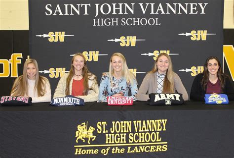 signing day  saint john vianney high school matawan nj patch