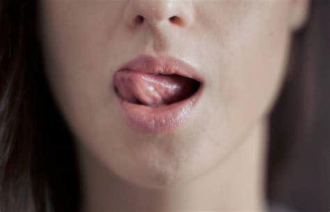 Licking Lips Beauty Human Tongue Licking Stock Photos, Pictures ...