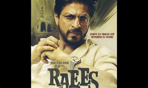 Raees first look out! Shah Rukh Khan reveals first official poster of ...