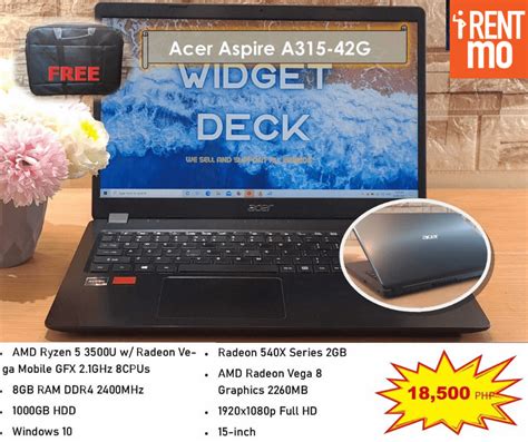Acer Aspire A315-42G - Used - Buy, Rent, Pay in Installments