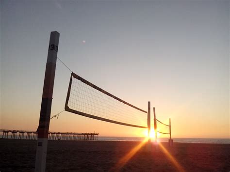 Beach Volleyball Sunset Wallpaper