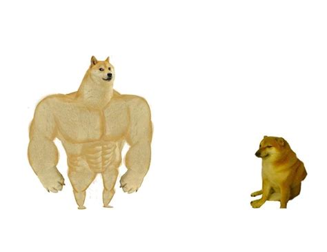 Doggo and cheems Blank Template - Imgflip