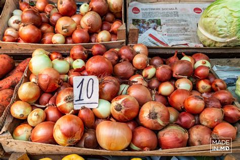 Prices for Fruits and Vegetables Grown in Moldova