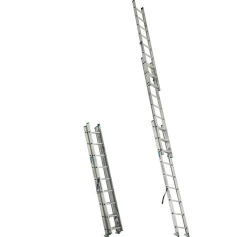 Werner D1200-3 Series 3-Section Extension Ladders 225 lb Rating ...