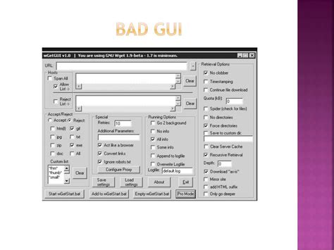 PPT - GUI’s and WebUI’s PowerPoint Presentation, free download - ID:2880674