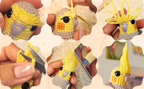 How to Crochet a Lifelike Cockatiel with Step-by-Step Instructions - Yarn Items