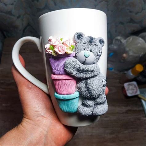 Мишки из полимерной глины | 64 фото | Polymer clay craft