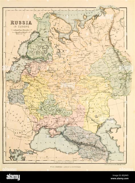 Russia map hi-res stock photography and images - Alamy
