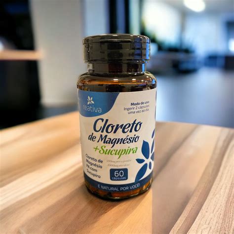 Cloreto De Magnesio E Sucupira - CLORETO DE MAGNÉSIO COM SUCUPIRA 60CAPS - REATIVA - Foco Alternativo ...