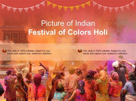 picture  indian festival  colors holi  powerpoint