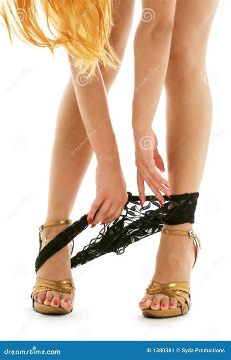 Black panties #3 stock image. Image of chick, healthy - 1380381