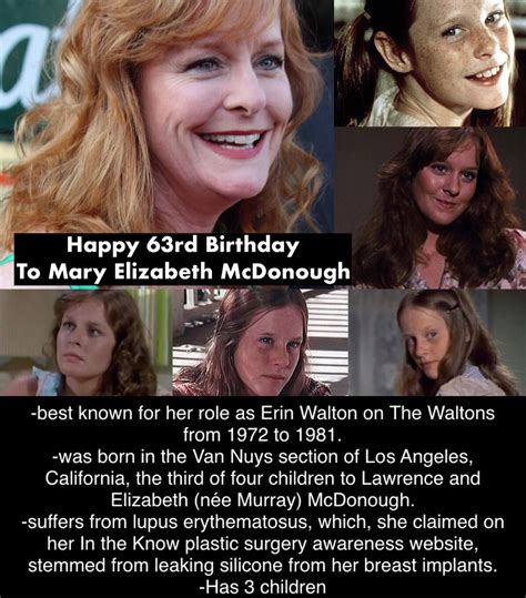 Nicole Kerester | May 4: Happy 63rd Birthday To Mary Elizabeth