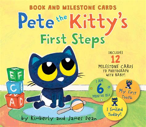 Pete the Kitty's First Steps: Book and Milestone Cards (Pete the Cat