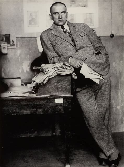 Vladimir Mayakovsky in Redaktion / in editorial office, Moscow 1927 -by ...