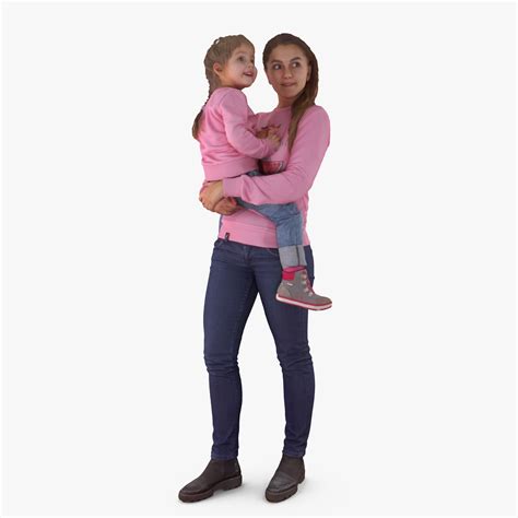 Mother and Baby 3D Model $79 - .max - Free3D