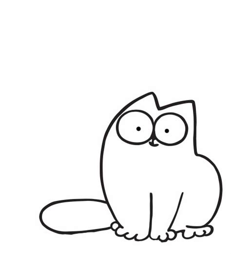 Гиф анимация Simons Cat / Кот Саймона требует поесть (Meow! / Мяу!)