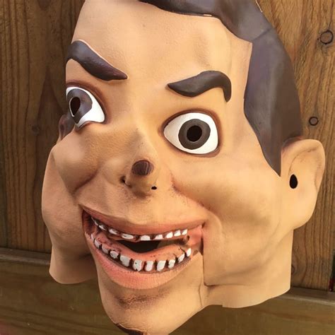 Goosebumps Slappy Puppet Mask Spirit Halloween Full Head Latex Mask ...