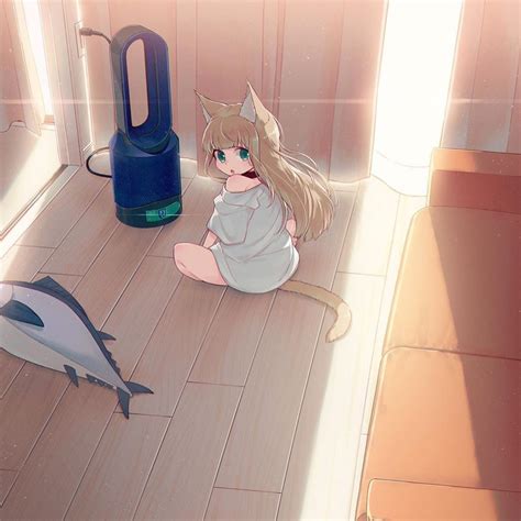 Osakana Neko Wallpaper | LookCrown