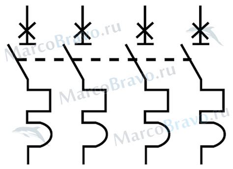 Выключатель автоматический ABB SH204L C20 (4-х полюсный, 20А) | MarcoBravo