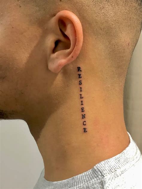 Tatuagem Resiliência No Pescoço - Tatto Resilience | Tatuagem no pescoco masculino, Tattoo no pescoço ...