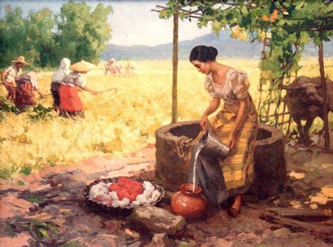 fernando amorsolos paintings ideas filipino art philippine art