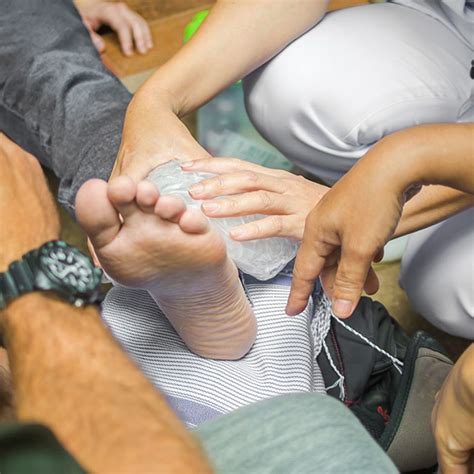 how long to ice ankle