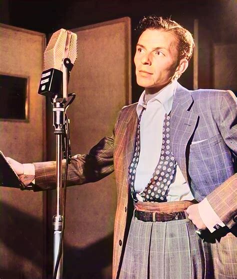 Frank Sinatra Old Blue Eyes Colorized Photograph by William Gottlieb ...