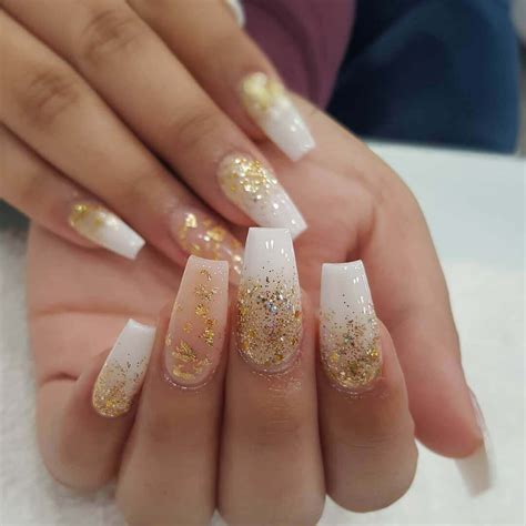 Uñas Acrilicas 2020 Doradas - Moda Uñas Acrilicas
