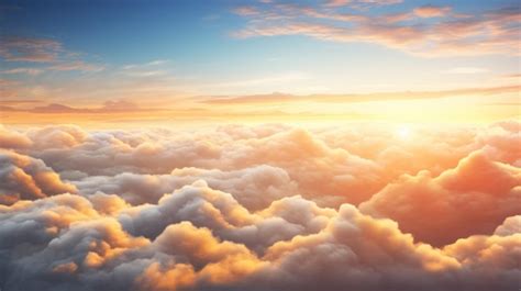 Premium Photo | Clouds at Sunrise Background