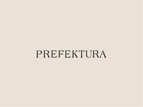 Prefektura on Behance