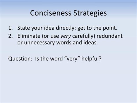 PPT - Clear and Concise Writing PowerPoint Presentation, free download ...
