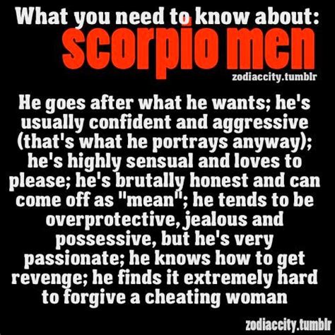 Scorpio Men Traits | Scorpio Quotes