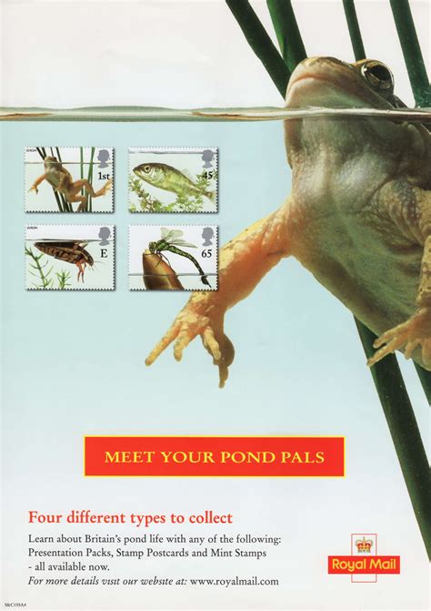 Europa. Pond Life (2001) : Collect GB Stamps