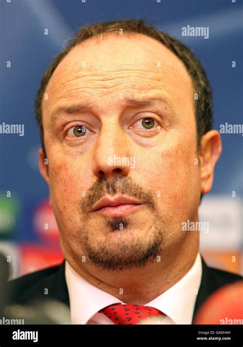 soccer liverpool press conference anfield stock photo alamy