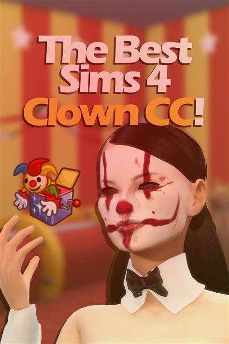 Sims 4 CC Clown Costume, Clothes, Nose & More! | Sims 4, Sims, Sims funny