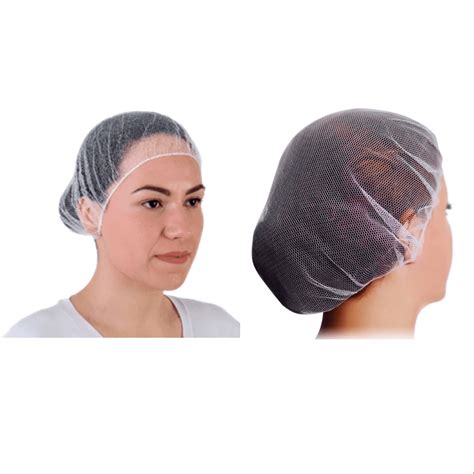 Touca De Cabelo Cozinha - Touca de Rede Branca para Cabelo Cozinha 100 unidades - PreveOeste