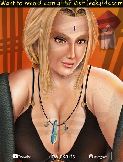 5th hokage Tsunade-sama. Drawn by Ritwick. If you want to see more of