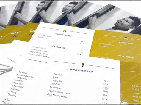 Hotel Mercure – In Room Dining Menu - Aldo Digiprint