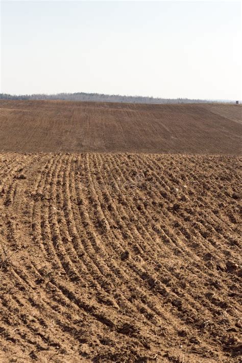 arable field plowed agricultural arable land stock image image