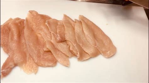 How to cut chicken breast into cutlets | Cutting chicken breast