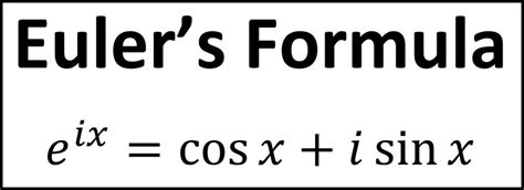 Euler's Formula