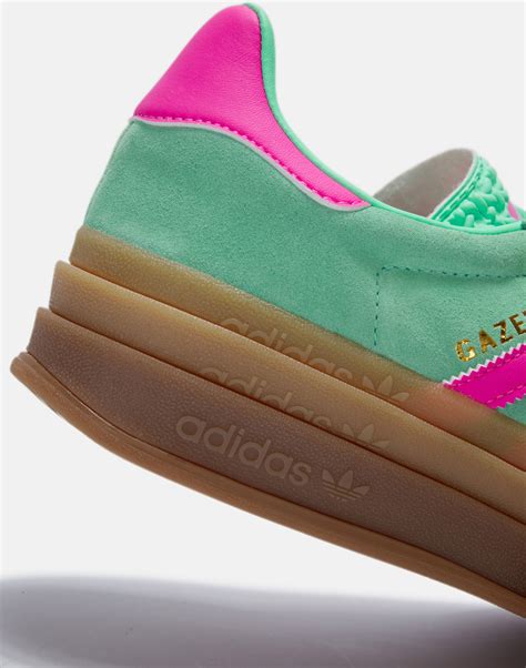 adidas Originals Womens Gazelle Bold - Green | Life Style Sports IE