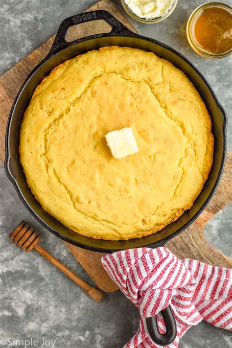 skillet cornbread simple joy