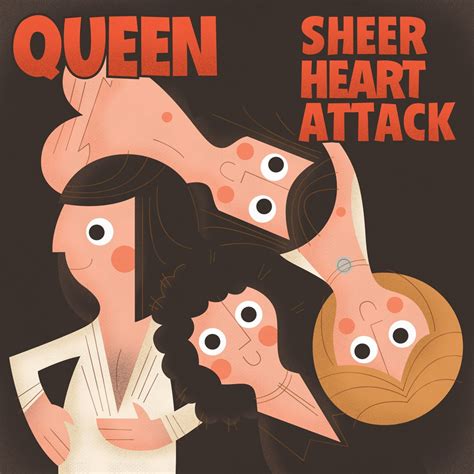 album cover illustration queensheer heart attack joseph gottli